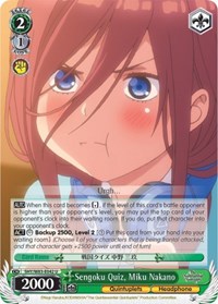 Sengoku Quiz, Miku Nakano