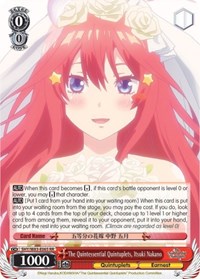 The Quintessential Quintuplets, Itsuki Nakano