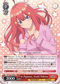 In Pajamas, Itsuki Nakano