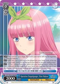 Operation Doppelganger, Nino Nakano (SR)