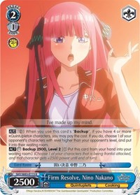 Firm Resolve, Nino Nakano