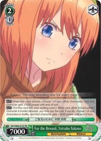 For the Reward, Yotsuba Nakano