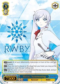 Weiss: Summoning (RBR)