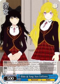 Blake & Yang: New Uniforms