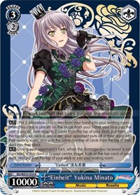 "Einheit" Yukina Minato (Parallel Foil)