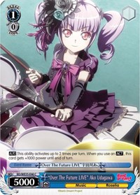 "Over The Future LIVE" Ako Udagawa (Parallel Foil)