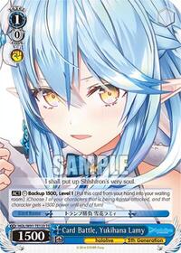 Card Battle, Yukihana Lamy
