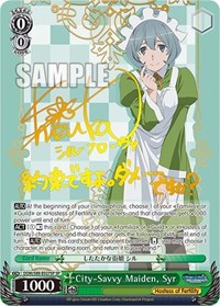 City-Savvy Maiden, Syr (SP)