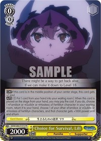 Choice for Survival, Lili (Foil)