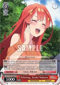 Echoing, Itsuki Nakano (SR)