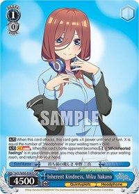 Inherent Kindness, Miku Nakano (SR)