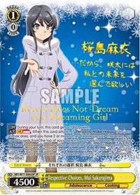 Respective Choices, Mai Sakurajima (SP)