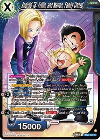 Android 18, Krillin, and Maron, Family United