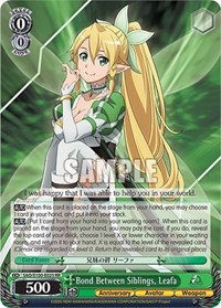 Bond Between Siblings, Leafa