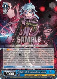 Bullet of Determination, Sinon (SR)