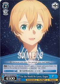 For the World He Loves, Eugeo (SR)