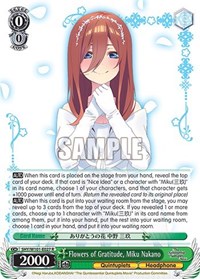 Flowers of Gratitude, Miku Nakano