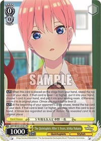 The Quintuplets After 5 Years, Ichika Nakano