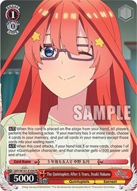 The Quintuplets After 5 Years, Itsuki Nakano