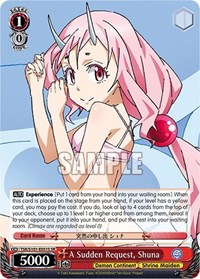 A Sudden Request, Shuna (SR)