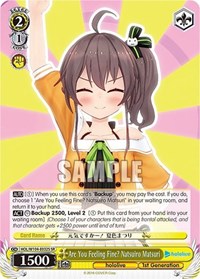 Are You Feeling Fine? Natsuiro Matsuri (SR)