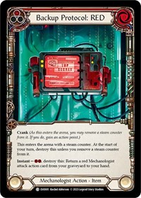 Backup Protocol: RED