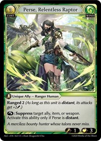 Perse, Relentless Raptor