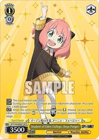 Student of Eden College, Anya Forger (SPYR)