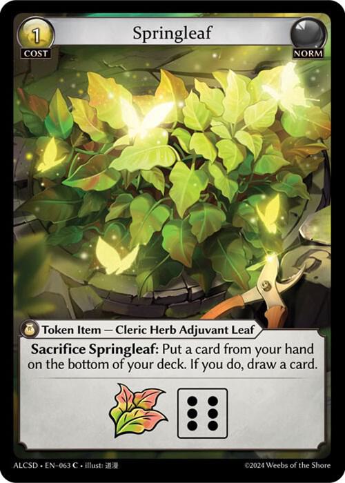 Springleaf — Alchemical Revolution Starter Decks 063