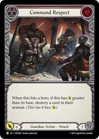 Command Respect (Red)