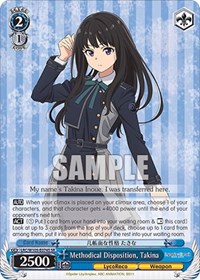 Methodical Disposition, Takina (SR)