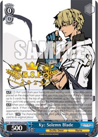 Ky: Solemn Blade (Spring Fest 2024) (Hot Stamped)