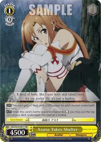 Asuna Takes Shelter
