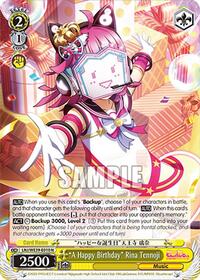 "A Happy Birthday" Rina Tennoji