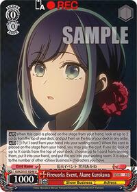 Fireworks Event, Akane Kurokawa