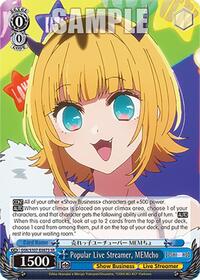 Popular Live Streamer, MEMcho (SR)