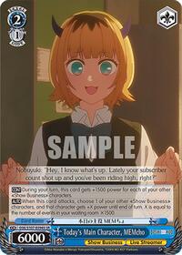 Today's Main Character, MEMcho (SR)