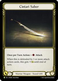 Cintari Saber (Right) (Golden) - FAB185