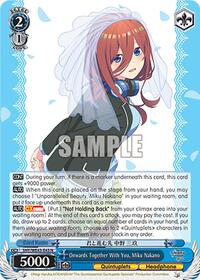 Onwards Together With You, Miku Nakano