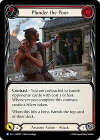 Plunder the Poor (Red)