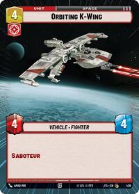 Orbiting K-Wing (Hyperspace)