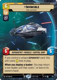 Invincible - Naval Adversary (Hyperspace)
