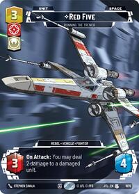 Red Five - Running the Trench (Prestige Foil)