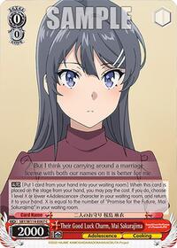 Their Good Luck Charm, Mai Sakurajima