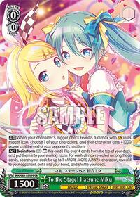 To the Stage! Hatsune Miku (SR)