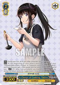 In Charge of Cooking, Takina (LRP)