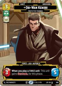 Obi-Wan Kenobi - Protective Padawan (Prestige Foil)