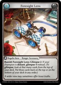 Foresight Lens