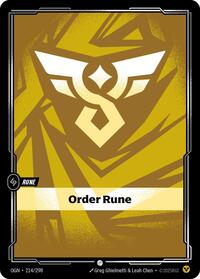 Order Rune