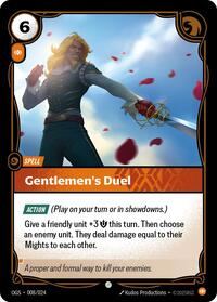Gentlemen's Duel